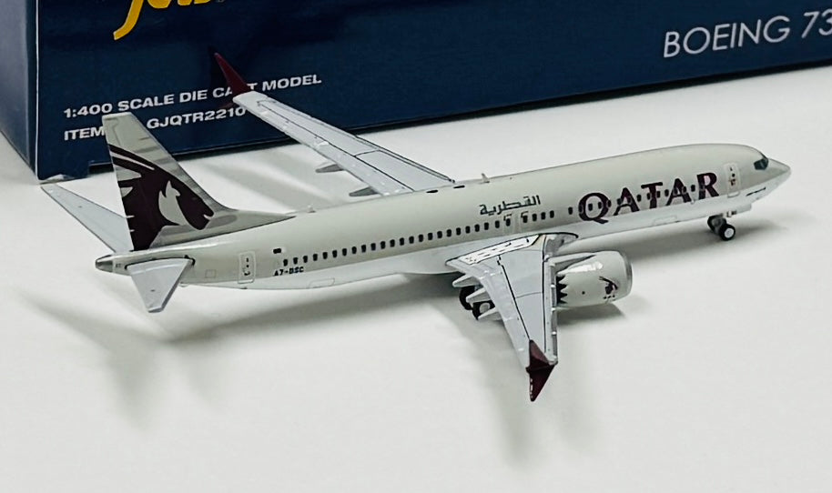 Gemini Jets 1/400 Qatar Airways Boeing 737 Max 8 A7-BSC