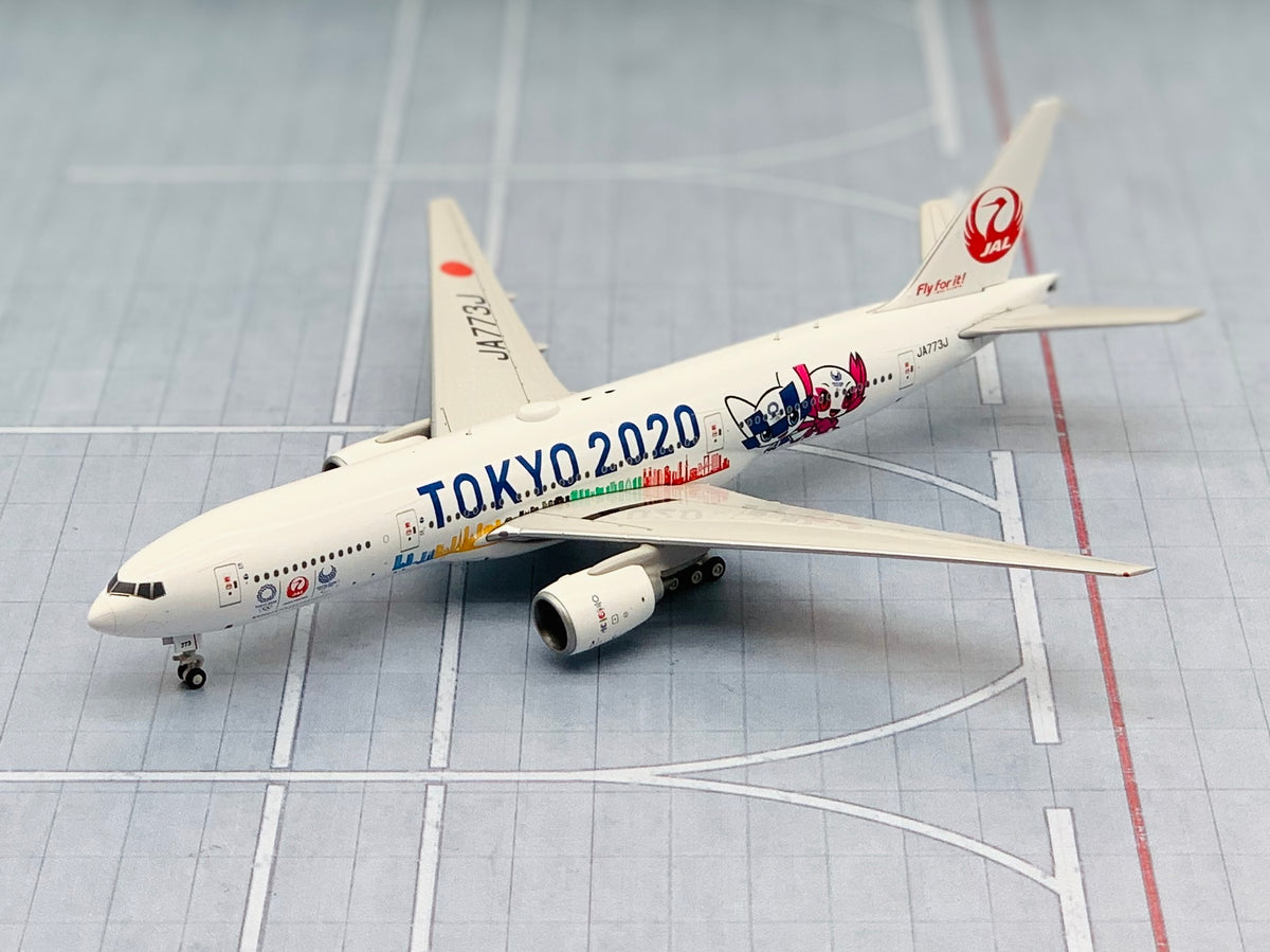 JC Wings 1/400 JAL Japan Airlines Boeing 777-200 JA773J Tokyo 2020 EW4