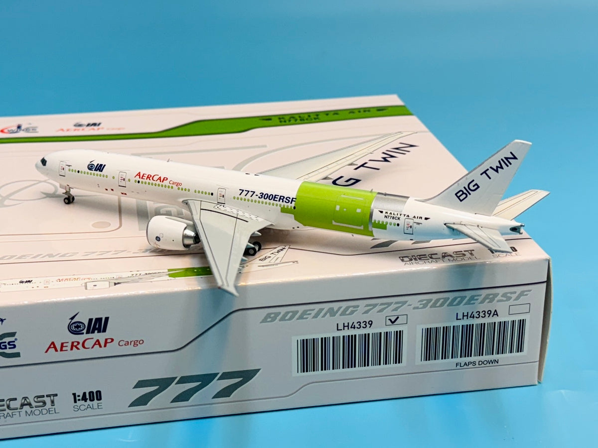 JC Wings 1/400 Kalitta Air IAI AerCap Cargo Boeing 777-300ER