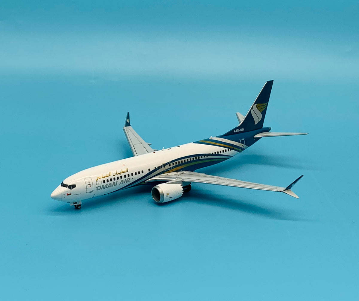JC Wings 1/200 Oman Air Boeing 737-8 MAX A4O-MB – First Class