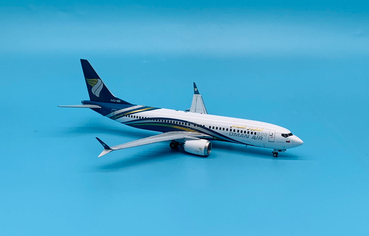 JC Wings 1/200 Oman Air Boeing 737-8 MAX A4O-MB – First Class