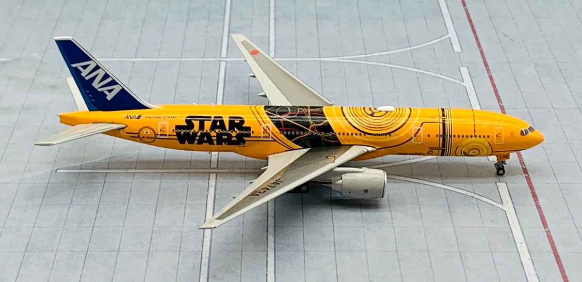 人気絶頂 WARS STAR ANA 新品】1:200 C-3PO JA743A B777 航空機 