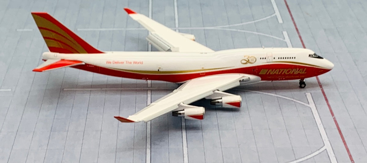 JC Wings 1/400 National Airlines Boeing 747-400BCF 30 Years N936CA