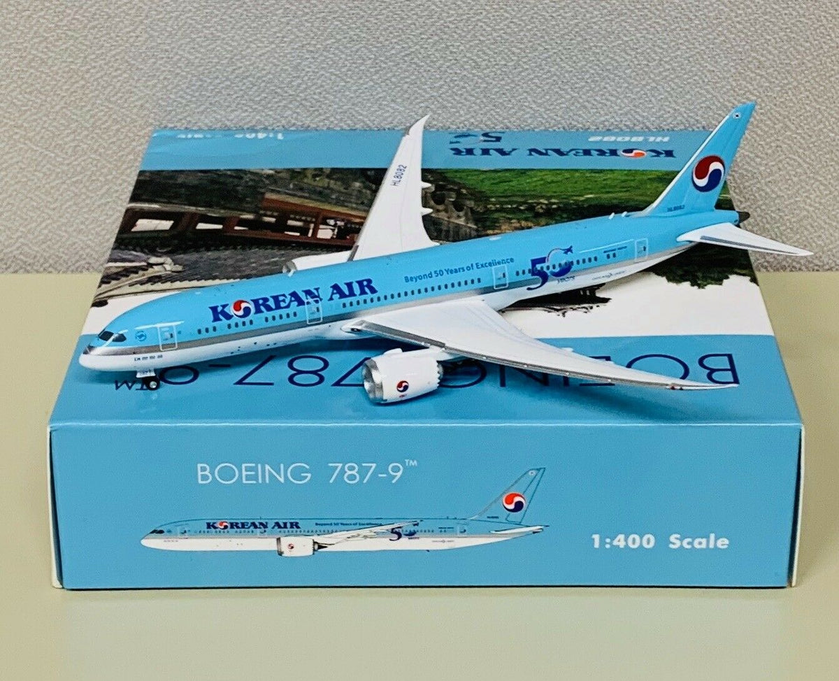 Phoenix Korean Air 大韓航空 B787-9 1:400 Phoenix KOREAN AIR BOEING 787-9 Passenger Airplane