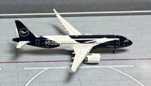 Load image into Gallery viewer, Gemini Jets 1/400 Lufthansa A320neo D-AING “100”
