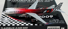 Load image into Gallery viewer, HX Models 1/400 Etihad Airways A340-600 A6-EHJ "Abu Dhahi Grand Prix 2009" HY346091
