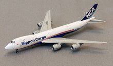 Load image into Gallery viewer, HX Models 1/400 Nippon Cargo Airlines NCA Boeing 747-8F JA15KZ Interactive Series B632102C
