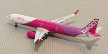 Load image into Gallery viewer, JC Wings 1/400 Peach Aviation Airbus A321neo JA902P
