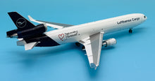 Load image into Gallery viewer, SQ Wings 1/200 Lufthansa Cargo McDonnell Douglas MD-11F D-ALCC Farewell L2104
