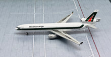 Load image into Gallery viewer, JC Wings 1/400 Alitalia Cargo McDonnell Douglas MD-11F I-DUPA
