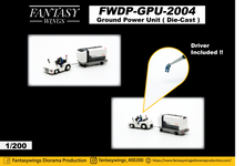 Load image into Gallery viewer, Fantasy Wings 1/200 Ground Power Unit Set FWDP-GPU-2004
