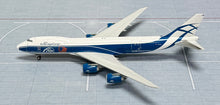 Load image into Gallery viewer, JC Wings 1/400 Air Bridge Cargo Boeing 747-8F 25 Years Interactive Series VQ-BLQ
