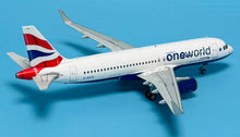 Load image into Gallery viewer, JC Wings 1/200 British Airways Airbus A320 Oneworld G-EUYS
