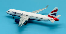 Load image into Gallery viewer, JC Wings 1/200 British Airways Airbus A320 Oneworld G-EUYR
