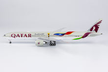 Load image into Gallery viewer, NG models 1/400 Qatar Airways Boeing 777-300ER A7-BAX FIFA World Cup 73029
