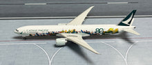 Load image into Gallery viewer, Phoenix 1/400 Cathay Pacific Boeing 777-300ER Spirit of Hong Kong 80th Anniversary B-KQU
