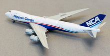 Load image into Gallery viewer, HX Models 1/400 Nippon Cargo Airlines NCA Boeing 747-8F JA12KZ Interactive Series B632101C
