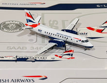 Load image into Gallery viewer, JC Wings 1/200 British Airways Loganair Saab 340B G-LGND
