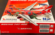 Load image into Gallery viewer, HX Models 1/400 Qantas Airways Boeing 747-400 Wunala Dreaming VH-OJB B616502
