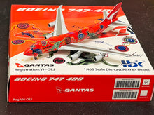 Load image into Gallery viewer, HX Models 1/400 Qantas Airways Boeing 747-400 Wunala Dreaming VH-OEJ B616501

