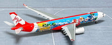 Load image into Gallery viewer, JC Wings 1/400 Air Asia Airbus A330-300 Sonic the Hedgedog 9M-XXU
