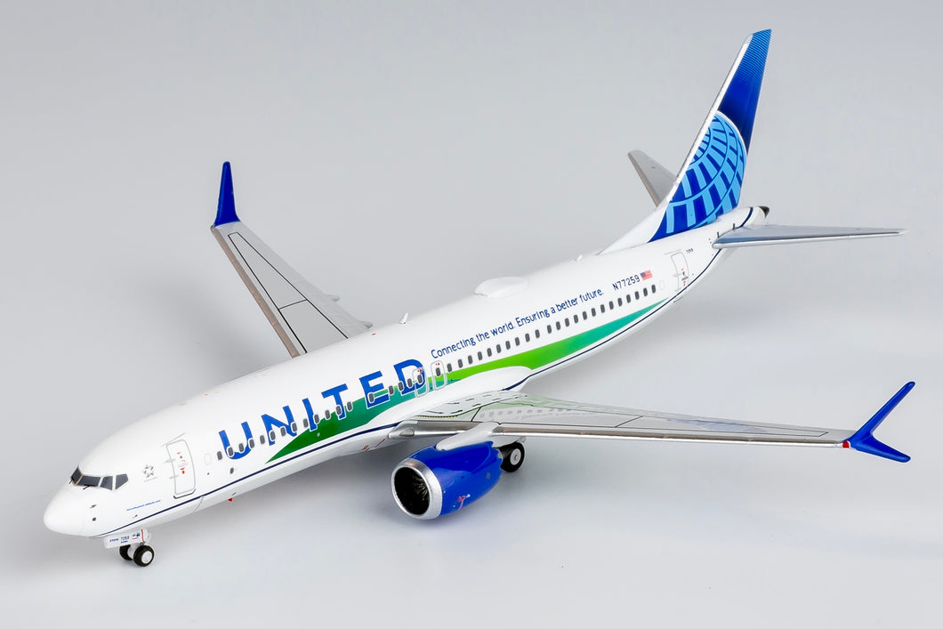 NG models 1/400 United Airlines Boeing 737 MAX 8 N77259 Connecting the world 88039