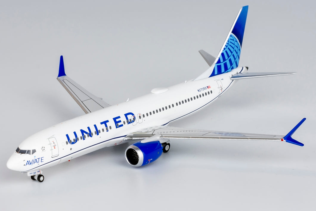 NG models 1/400 United Airlines Boeing 737 MAX 8 N27255 Aviate sticker 88041