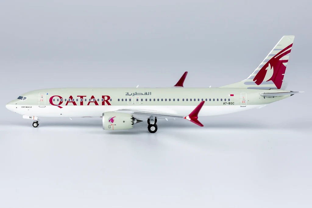 NG models 1/400 Qatar Airways Boeing 737 Max 8 A7-BSC 88013