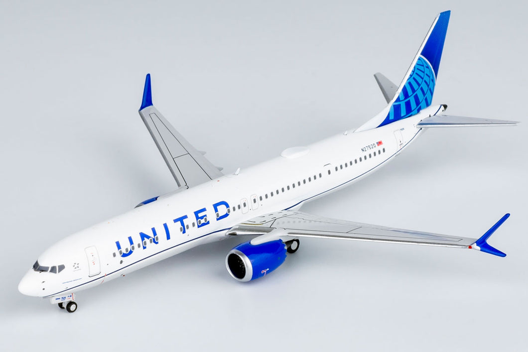 NG models 1/400 United Airlines Boeing 737 Max 9 N27520 Blue Evolution 89012
