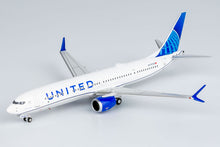 Load image into Gallery viewer, NG models 1/400 United Airlines Boeing 737 Max 9 N77578 Blue Evolution 89013
