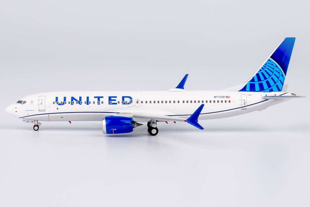 NG models 1/400 United Airlines Boeing 737 Max 8 N17339 Blue Evolution 88038