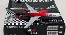 Load image into Gallery viewer, HX Models 1/400 Etihad Airways A340-600 A6-EHJ "Abu Dhahi Grand Prix 2014" HY346092

