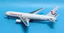 Load image into Gallery viewer, JC Wings 1/200 Thomsonfly Boeing 767-200 G-BRIG XX2656
