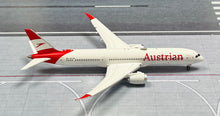 Load image into Gallery viewer, JC Wings 1/400 Austrian Airlines Boeing 787-9 OE-LPM flaps down
