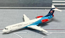 Load image into Gallery viewer, JC Wings 1/400 Slovakia Government Flying Service Fokker 100 OM-BYB

