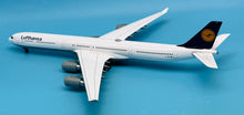 Load image into Gallery viewer, SQ Wings 1/200 Lufthansa Airbus A340-600 D-AIHY
