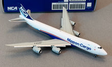 Load image into Gallery viewer, HX Models 1/400 Nippon Cargo Airlines NCA Boeing 747-8F JA15KZ flaps down B632102F

