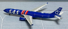 Load image into Gallery viewer, JC Wings 1/400 SAS Scandinavian Airlines Airbus A330-300 LN-RKR Celebrating 80 Years
