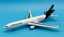 Load image into Gallery viewer, SQ Wings 1/200 Lufthansa Cargo McDonnell Douglas MD-11F D-ALCC Farewell Flaps down L2104FD
