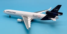 Load image into Gallery viewer, SQ Wings 1/200 Lufthansa Cargo McDonnell Douglas MD-11F D-ALCC Farewell L2104
