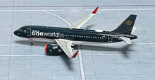 Load image into Gallery viewer, JC Wings 1/400 Royal Jordanian Airbus A320NEO Oneworld JY-RAK
