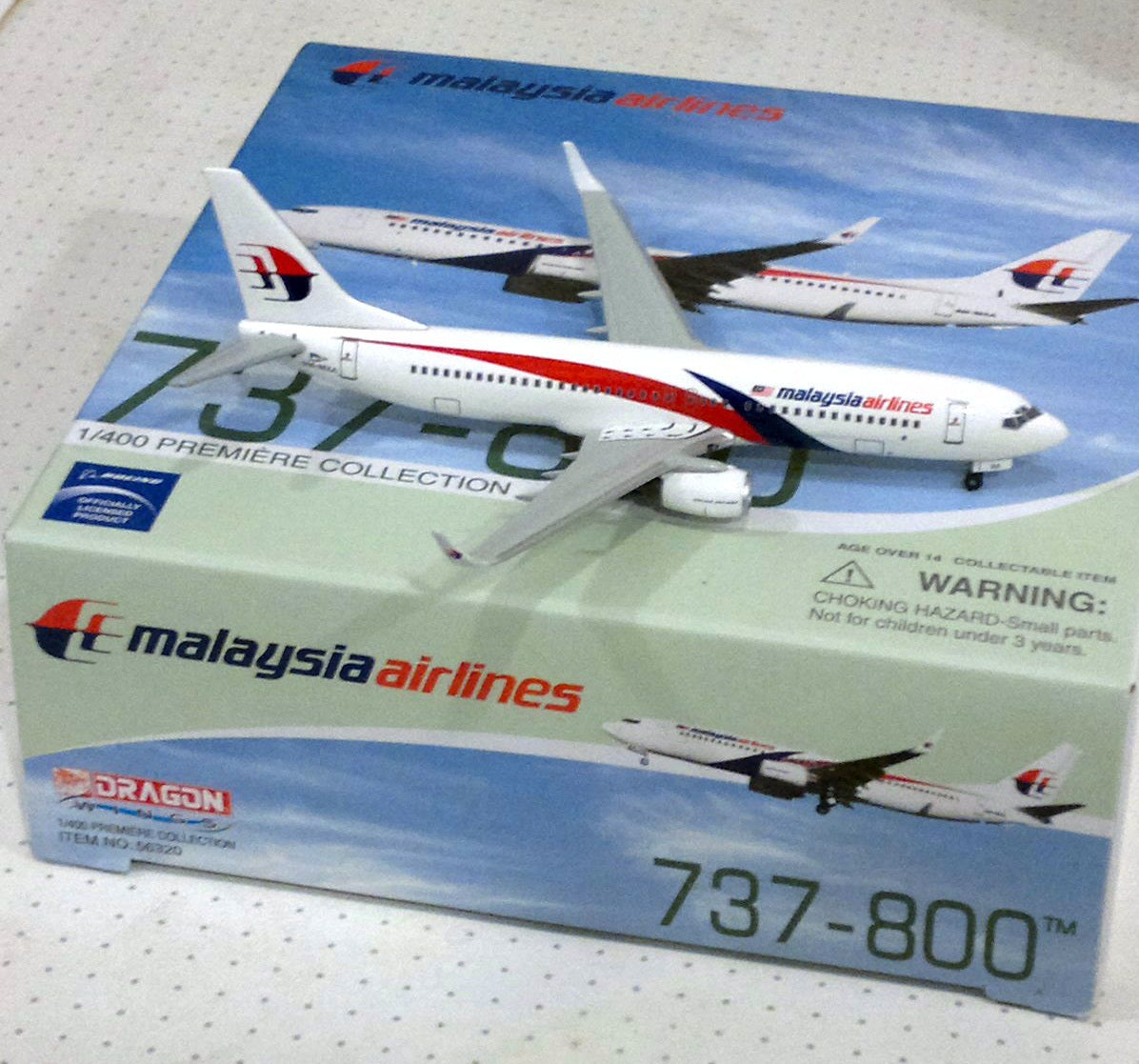 Dragon Wings 1/400 Malaysia Airlines Boeing 737-800 9M-MXA – First