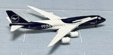 Load image into Gallery viewer, HX Models 1/400 Lufthansa Boeing 747-8 D-ABYN 100th Anniversary
