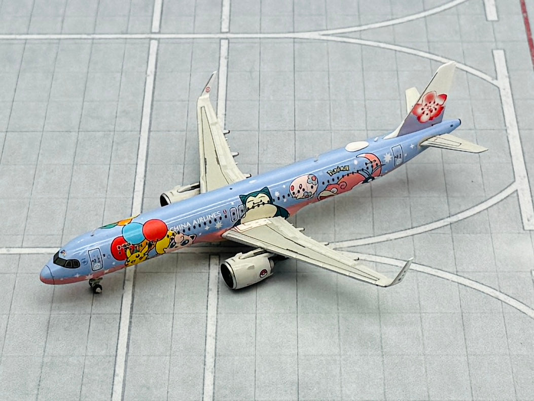 JC Wings 1/400 China Airlines Airbus A321neo Pikachu Jet CI B-18101
