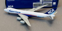 Load image into Gallery viewer, HX Models 1/400 Nippon Cargo Airlines NCA Boeing 747-8F JA12KZ B632101
