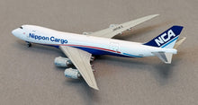 Load image into Gallery viewer, HX Models 1/400 Nippon Cargo Airlines NCA Boeing 747-8F JA15KZ Interactive Series B632102C
