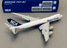 Load image into Gallery viewer, HX Models 1/400 Nippon Cargo Airlines NCA Boeing 747-8F JA12KZ flaps down B632101F
