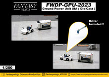 Load image into Gallery viewer, Fantasy Wings 1/200 SIA engineering company Ground Power Unit Set FWDP-GPU-2023
