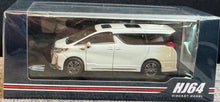 Load image into Gallery viewer, Hobby Japan HJ64 1/64 Toyota Alphard white with sunroof
