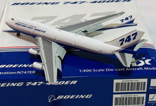 Load image into Gallery viewer, HX Models 1/400 Boeing Company 747-400 House Colour N747ER flaps down
